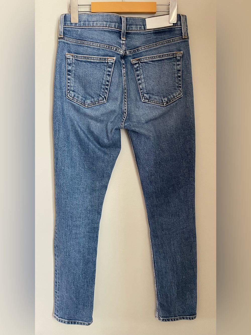 RE/DONE High Rise Ankle Crop Mid 70's Size 25 Denim Casual - Picture 5 of 11